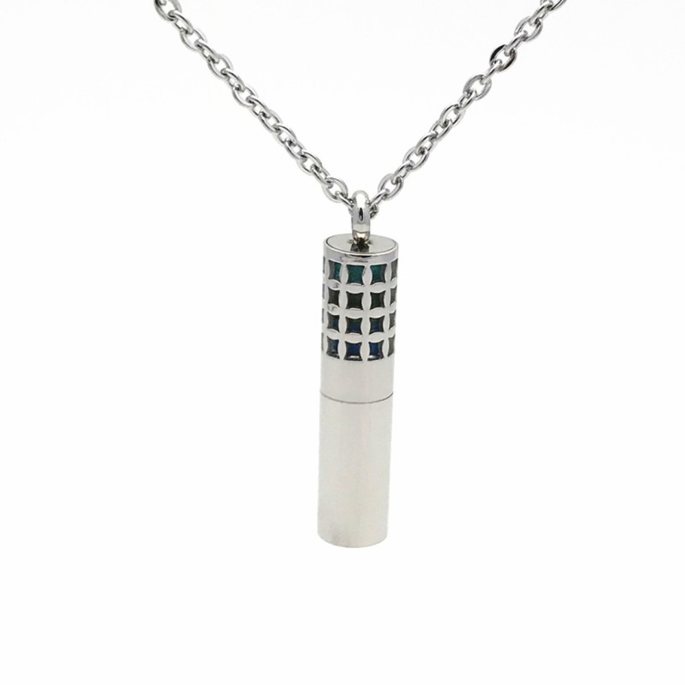 “All Bottled Up” Geometric Essential Oil Necklace